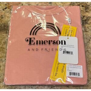 NIB/NWT Emerson and Friends Pink 2 Piece Bamboo Kids PJ Set Size 4/5T